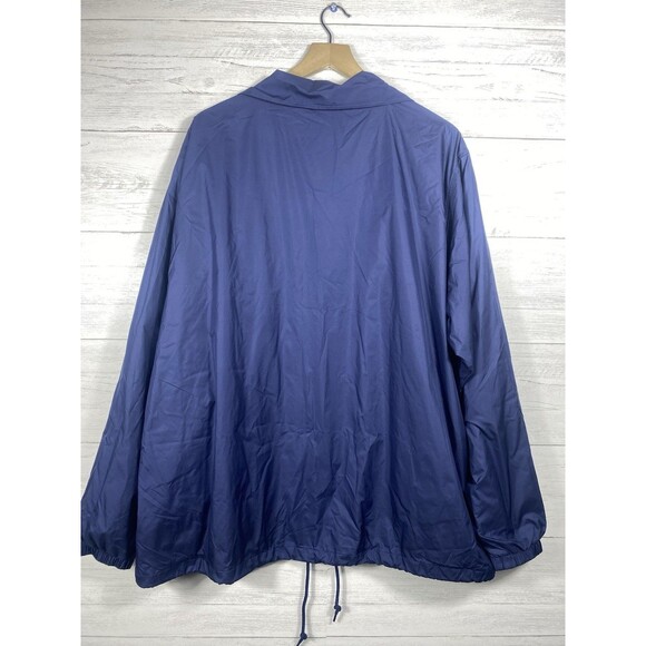 Nike Club Coach Jacket Mens XL Lightweight Navy Casual Snap FN3316-410 BNWT - Picture 2 of 4